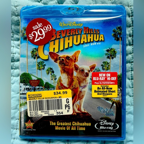 SEALED Beverly Hills Chihuahua Walt Disney Pictures Blu-Ray DVD - Picture 1 of 2